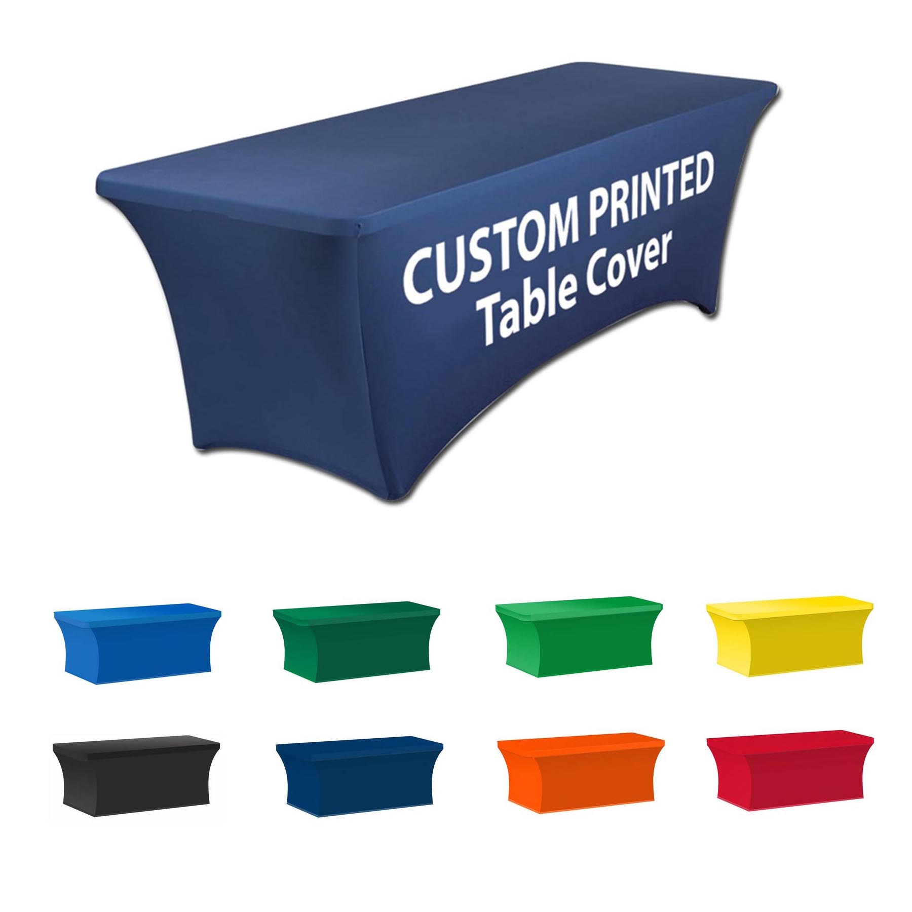 6' Stretch Fitted Table Cover 2