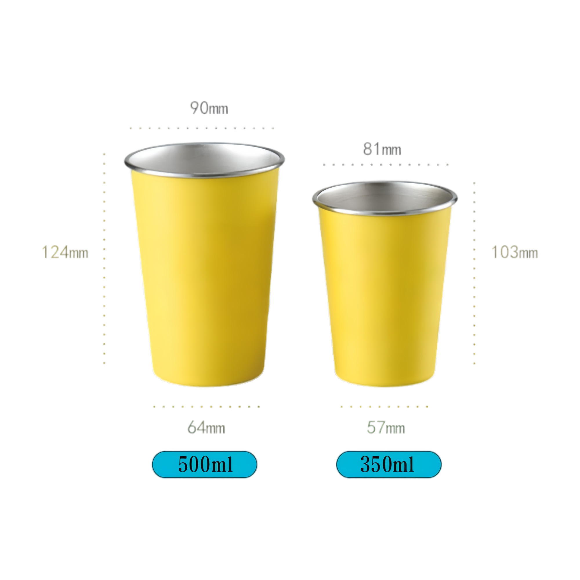 Portable 304 Stainless Steel Camping Cup 2