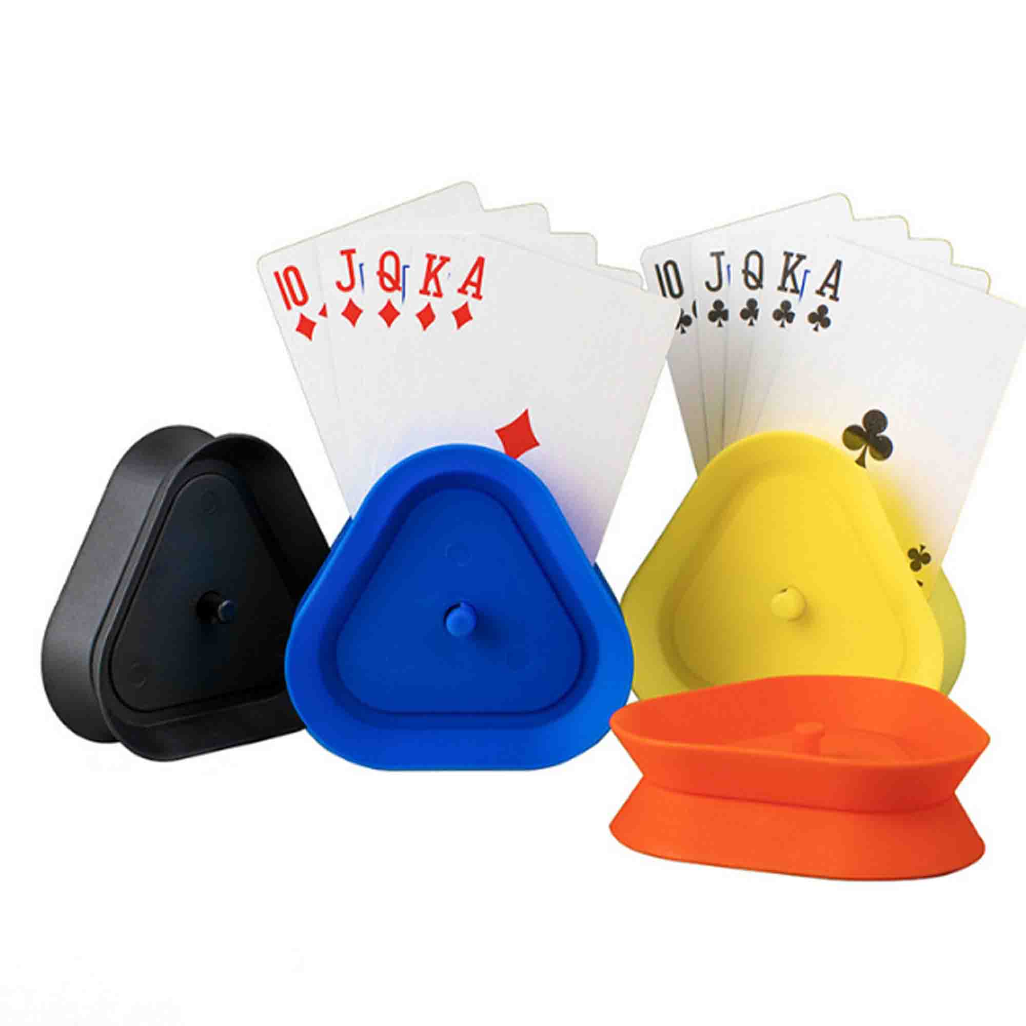 Triangle Shaped Hands-Free Playing Card Holder 2