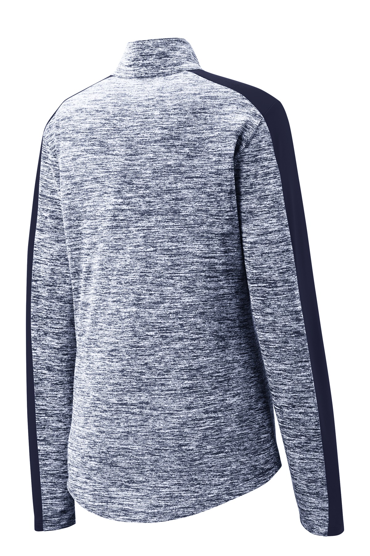 Sport-Tek Women's PosiCharge Electric Heather Colorblock 1/4-Zip Pullover. LST397 8
