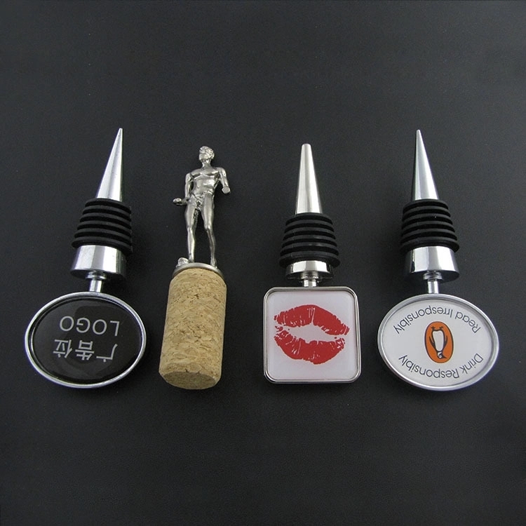Wine Stopper with Dome Oval Top 3