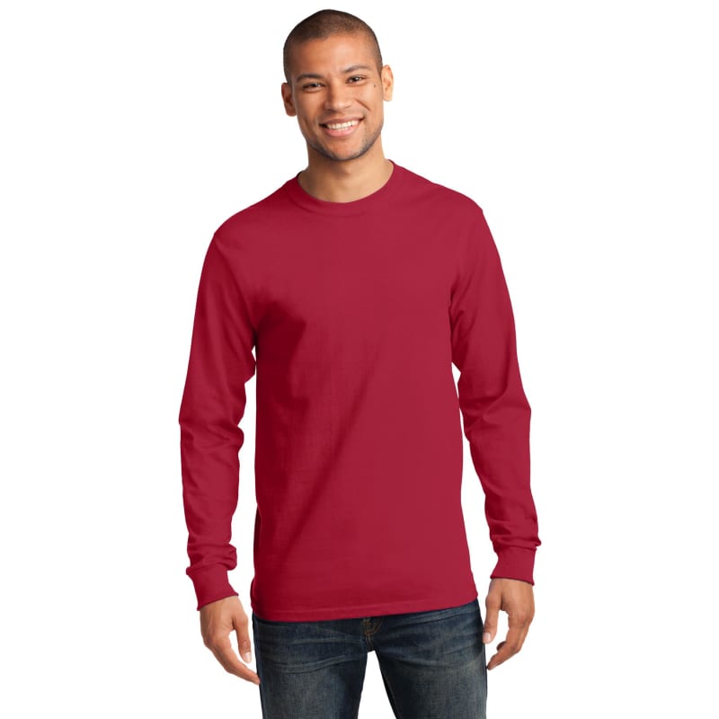 Port & Company Long Sleeve Essential Tee. 9