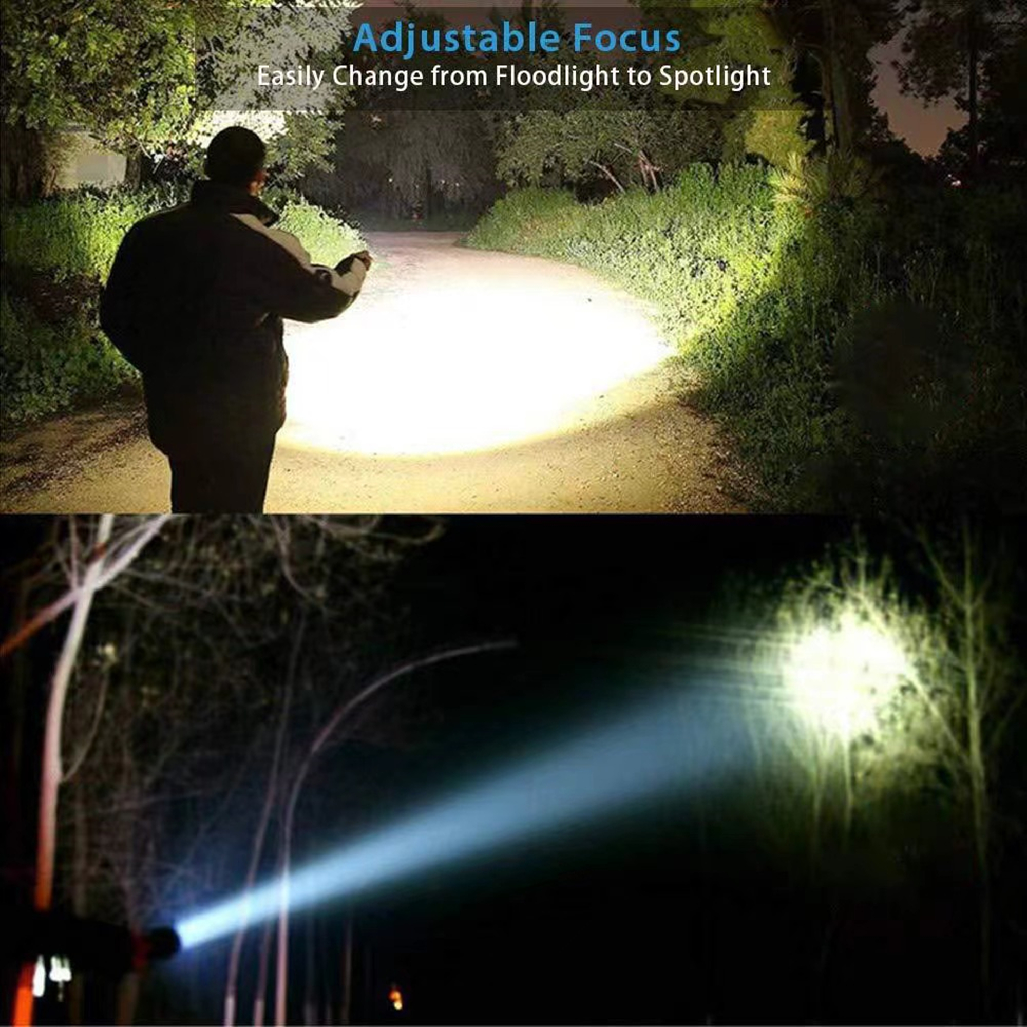 Rechargeable Magnetic LED Flashlight With COB 5