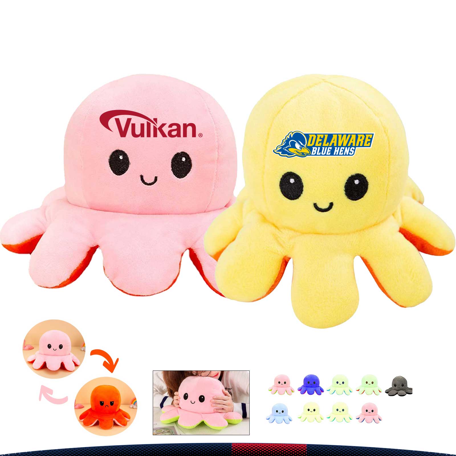 Flip Octopus Stuffed Toy 2