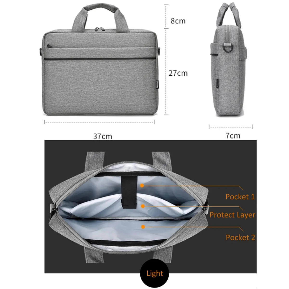 15.6 Inch Laptop Carrying Case Shoulder Bag 4