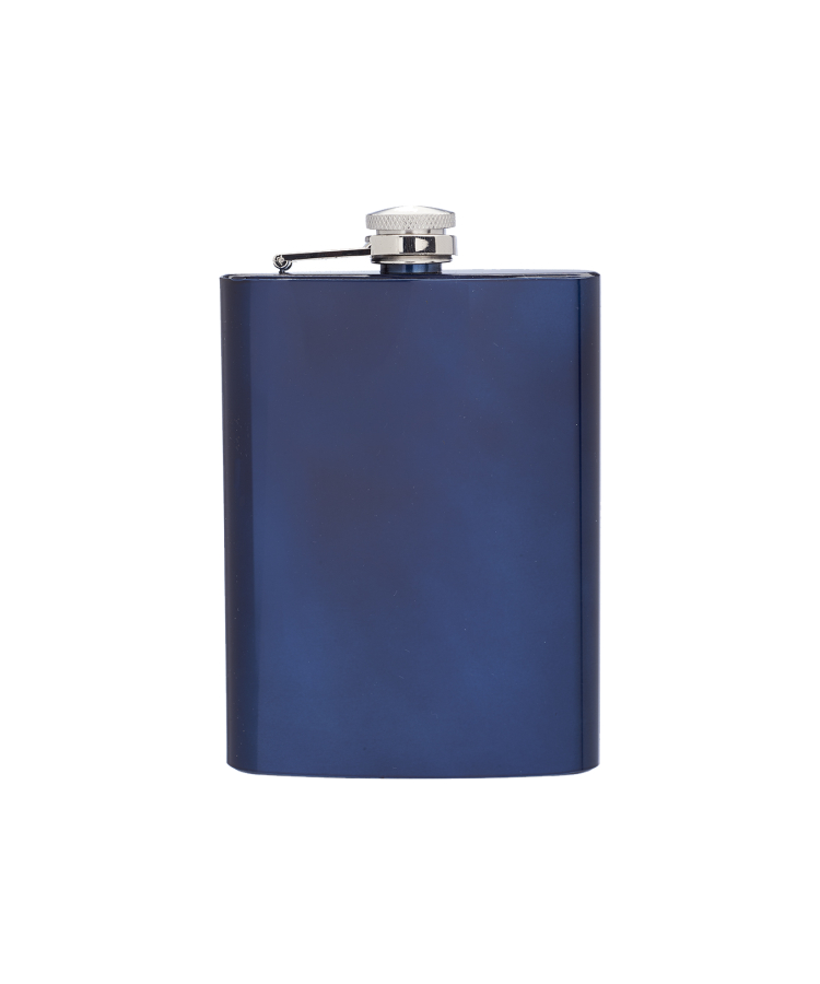 Union Printed - 8 oz. Verano Stainless Steel Hip Flask 4