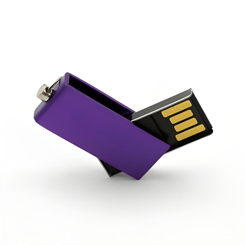 Aluminum Swivel USB Flash Drive (512MB) 7
