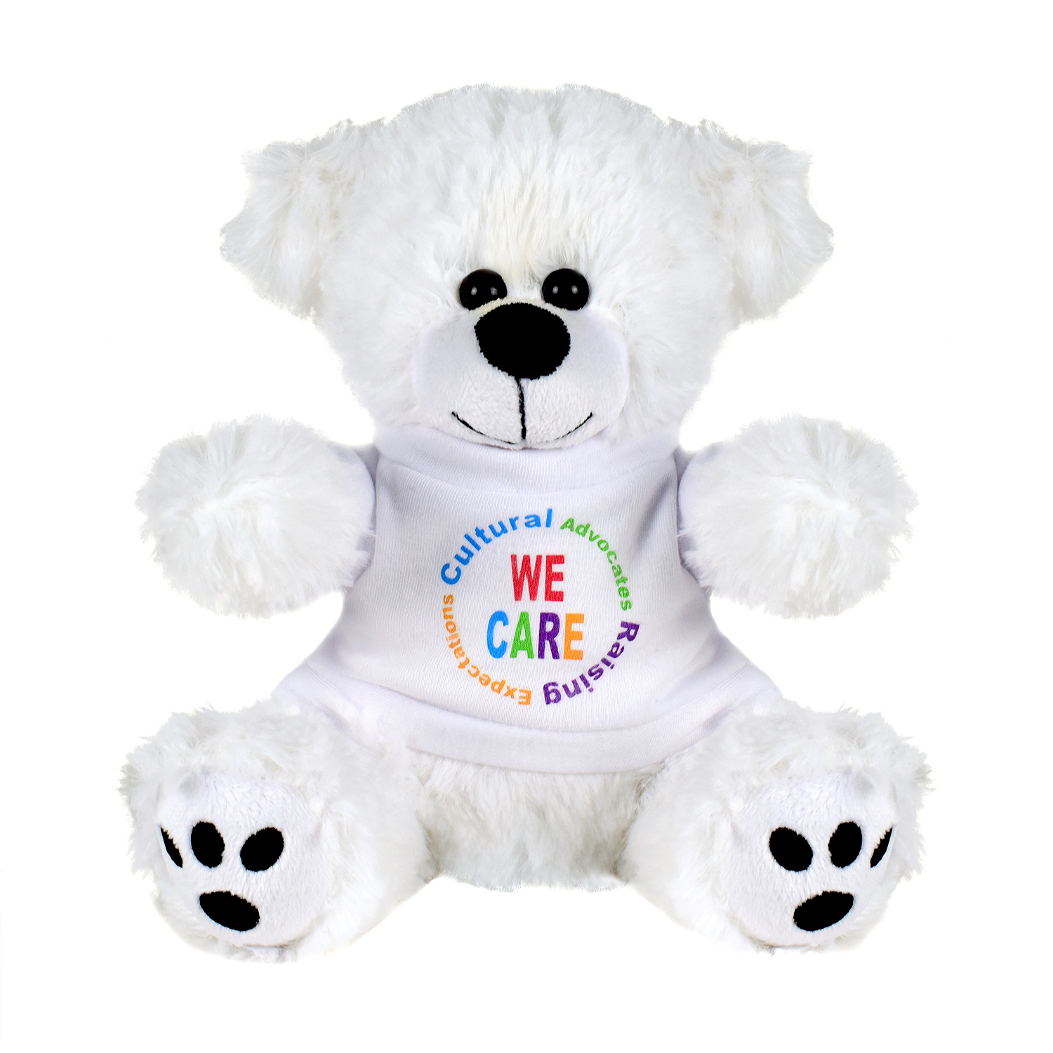 Plush Bear w/ Embroidered Paws and T-Shirt 6