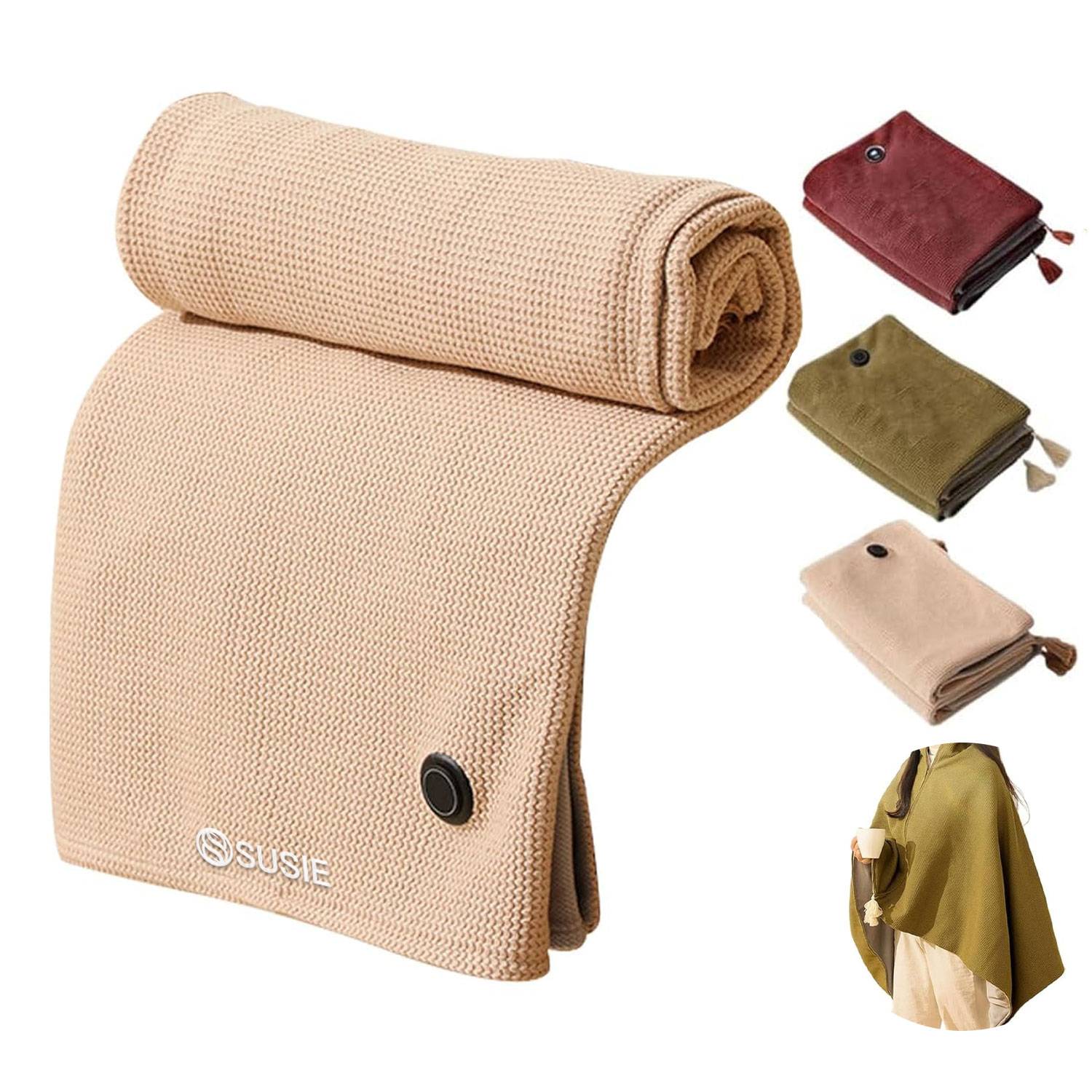 Portable Heated Shawl Wraps 2