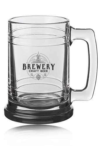 15 oz. Libbey Maritime Glass Beer Mugs 8