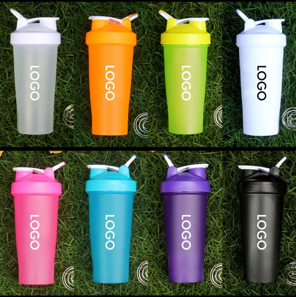 Popular Small Glitter Glitter Plastic Classic Sublimation Outdoor Sports Bubble Tea Shaker Cup With 5