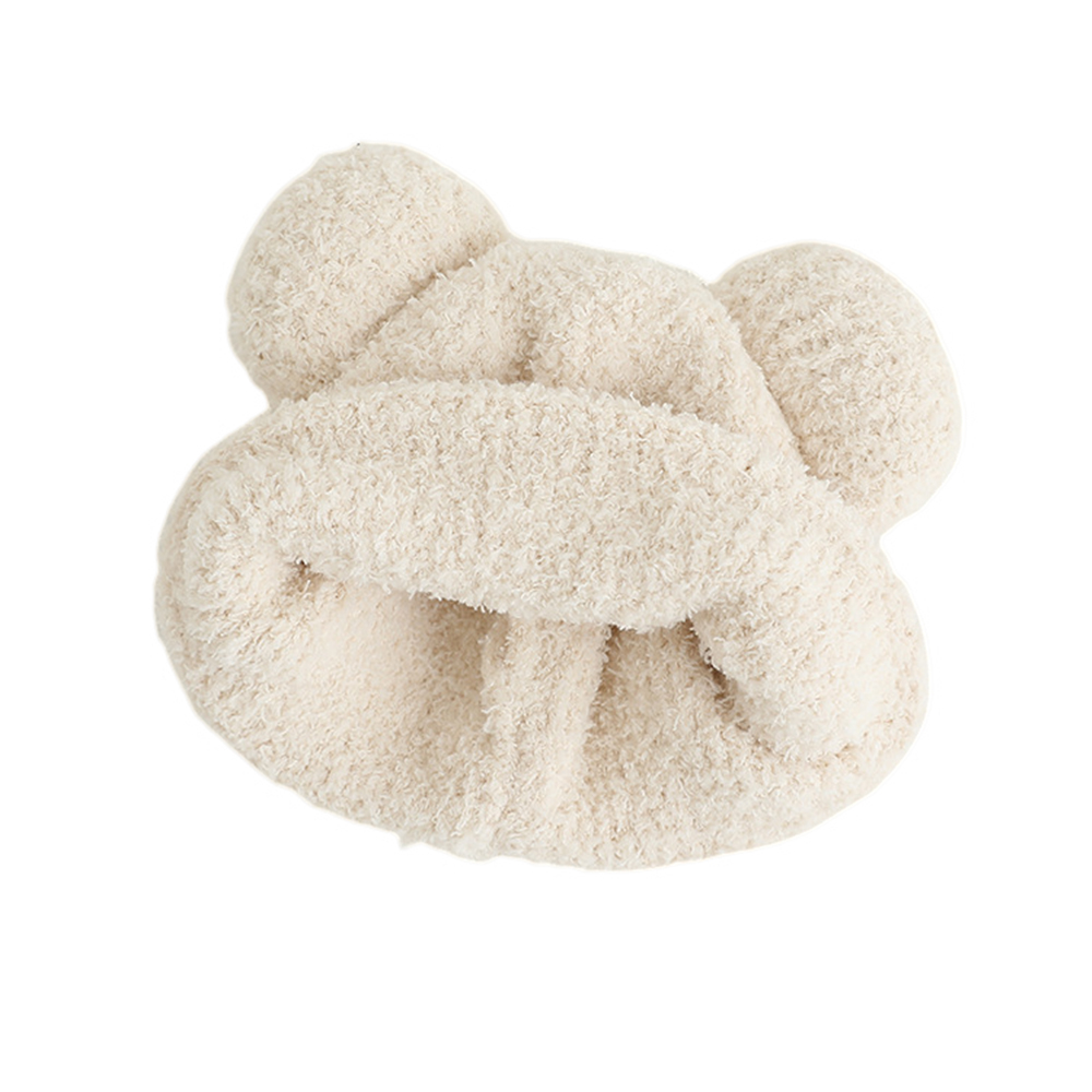 Bear ear ear protection knitted hat 3