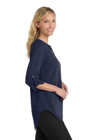 Women's 3/4-Sleeve Tunic Blouse