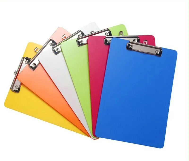 Metal Clip Plastic Clipboard with Low Profile 9