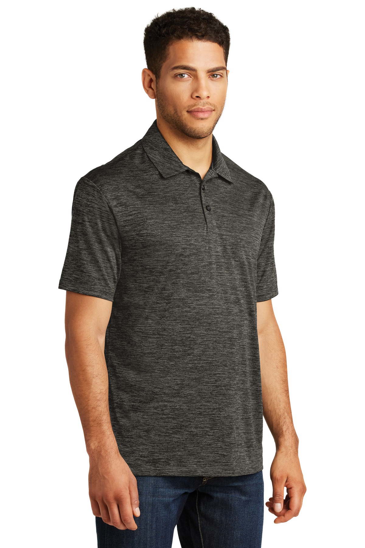 Sport-Tek PosiCharge Electric Heather Polo. ST590 43