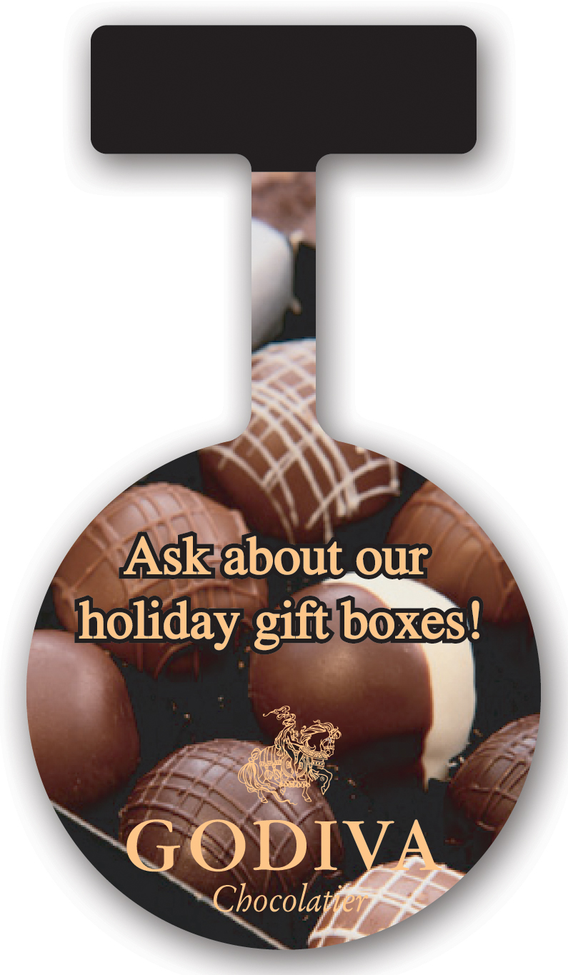 Vinyl Shelf Talker (4"x7.25") Round 3