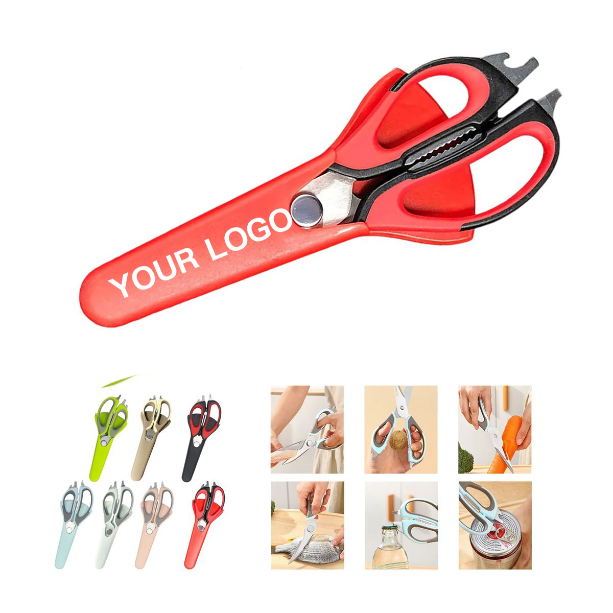 Magnetic Utility Shears for Home Cooking 6