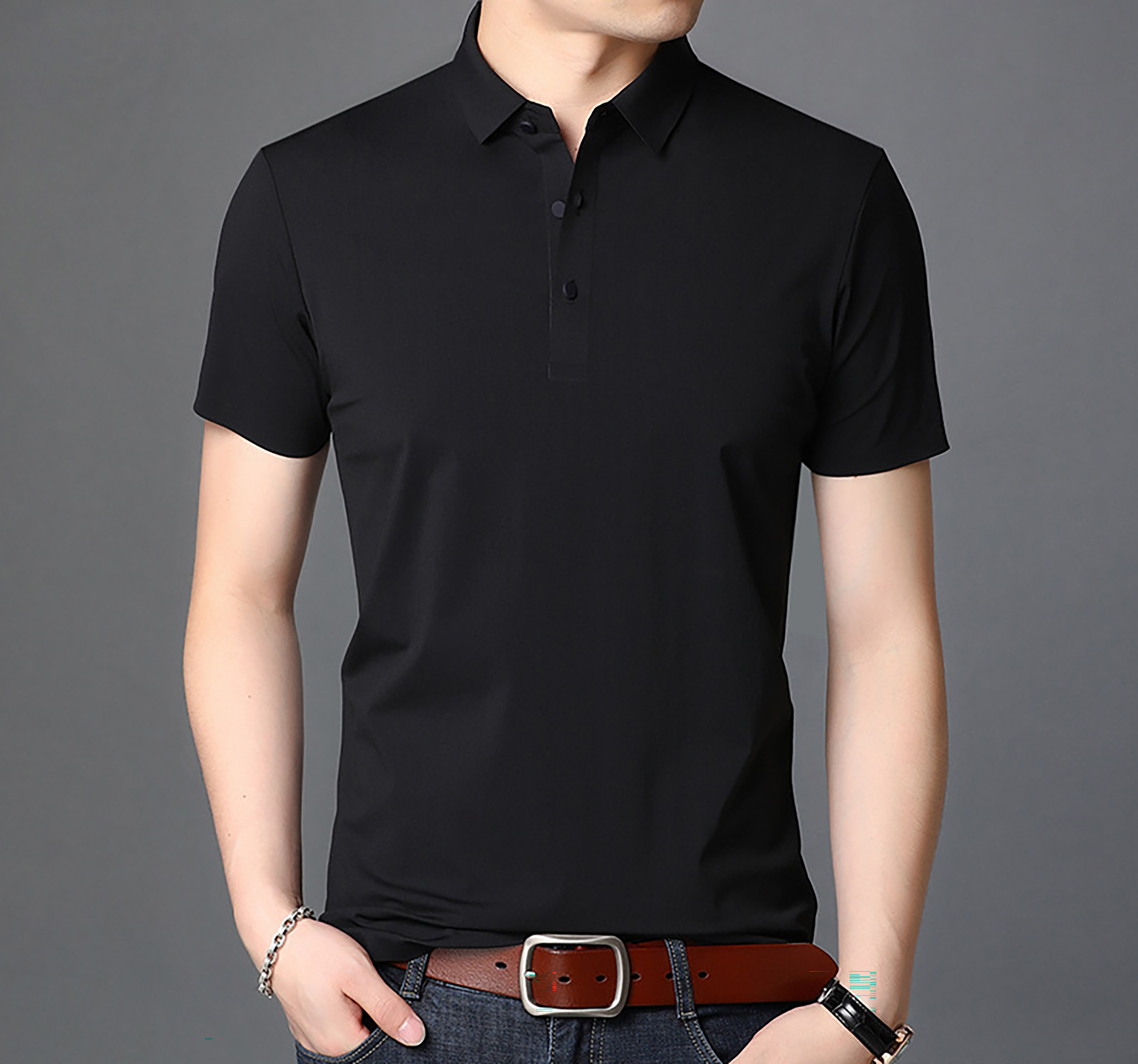 Quick Dry Collared Golf Polo Shirts for Men 6
