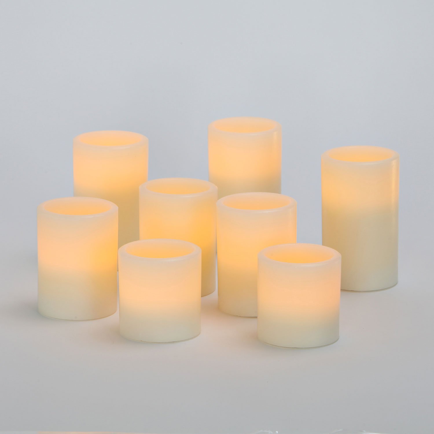 6" x 3" Flickering Luxury Faux Candle 1