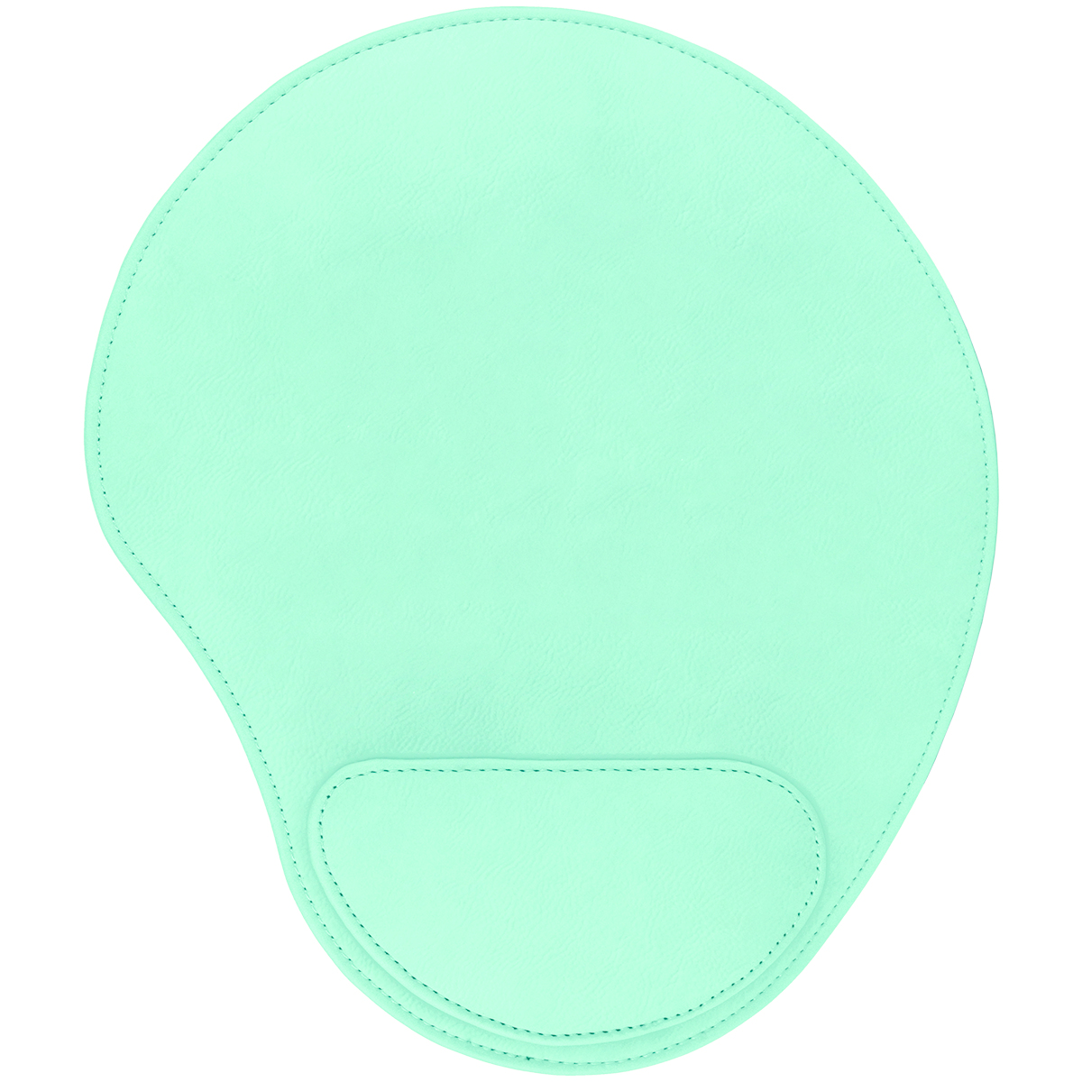 Teal Leatherette Mouse Pad 2