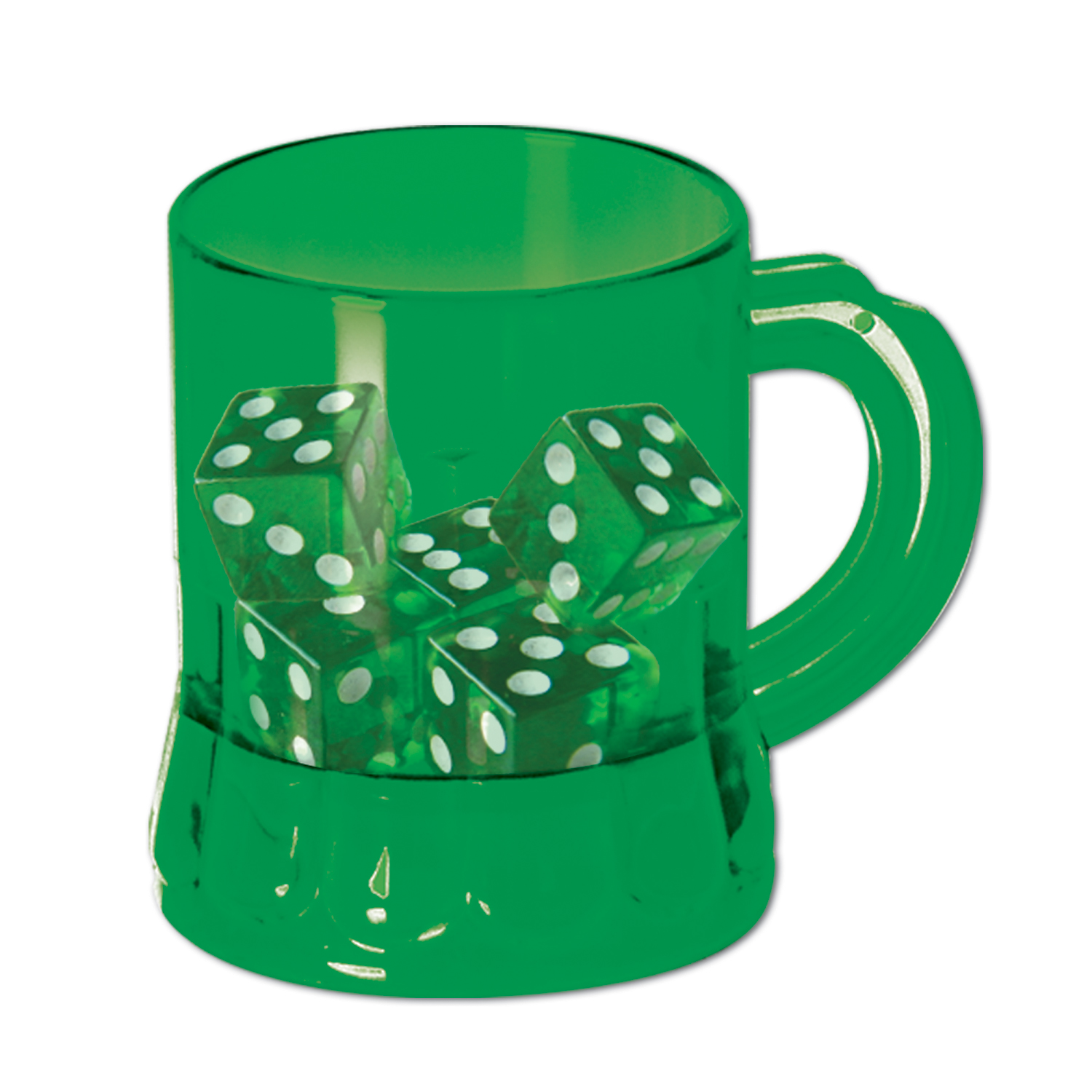 St. Pat's Mug Shot W/Dice