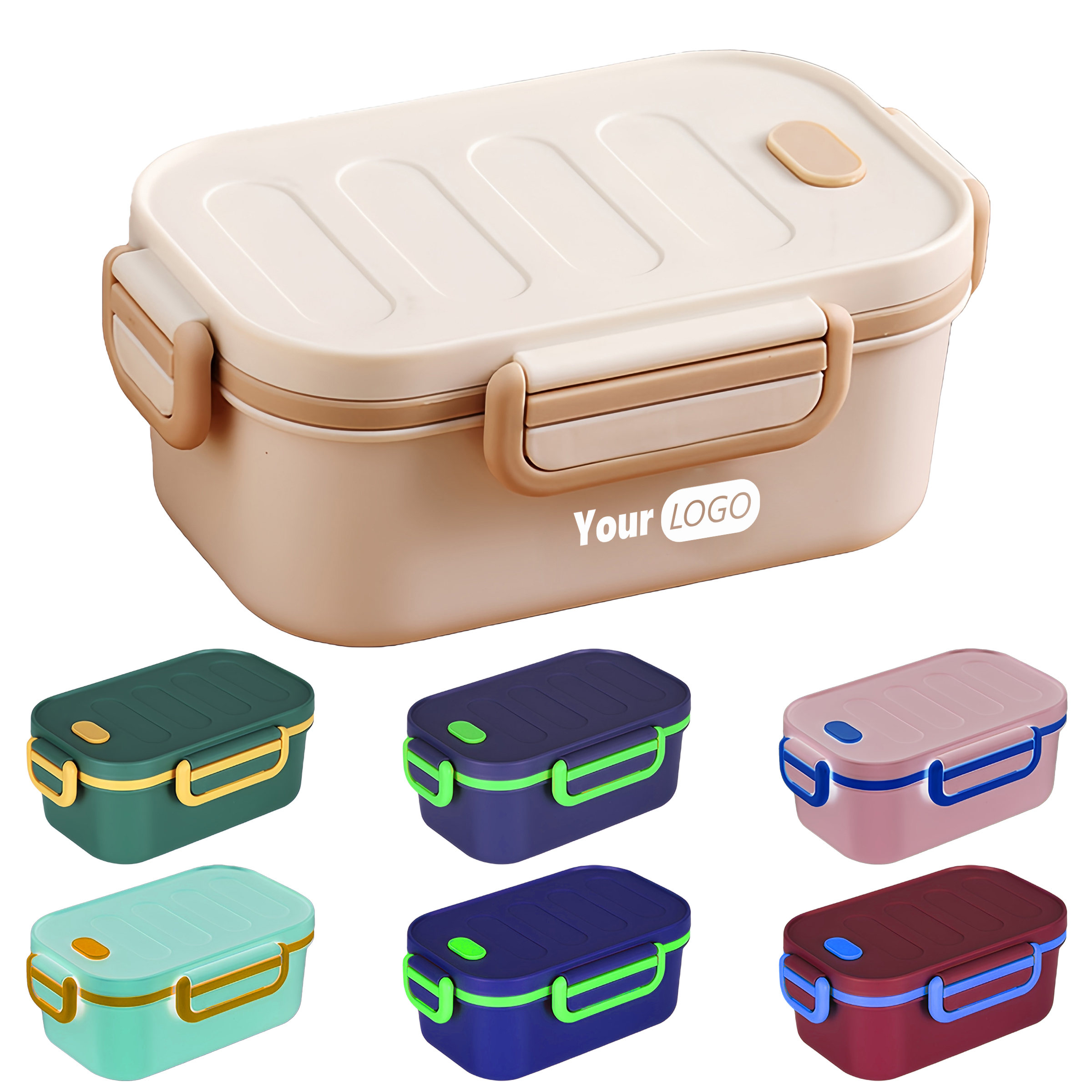 Pp Portable Food Container With Double-Locking Clips For Freshness 4