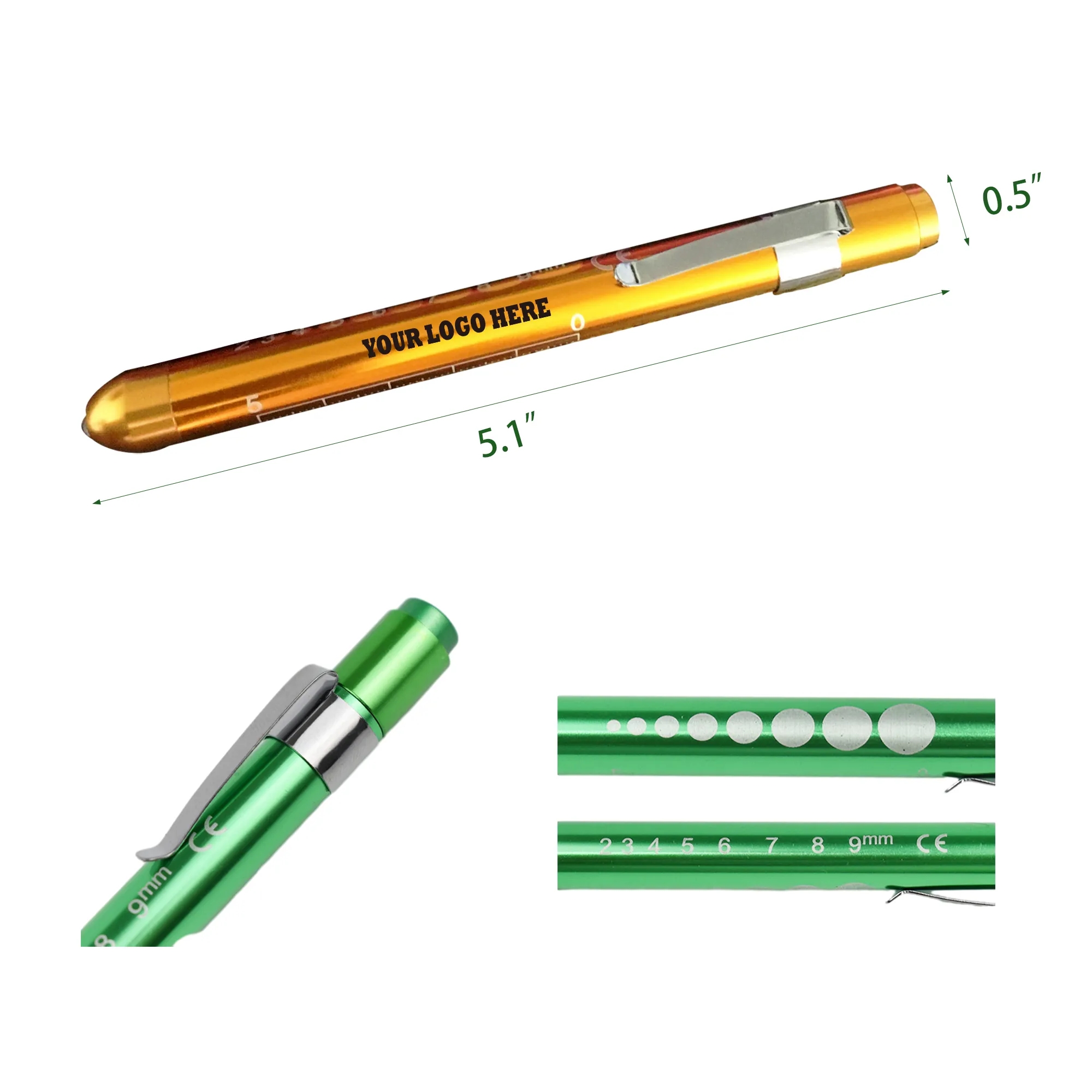 Medical Pen Shape Inspection Lamp Flashlight MOQ 100PCS 2