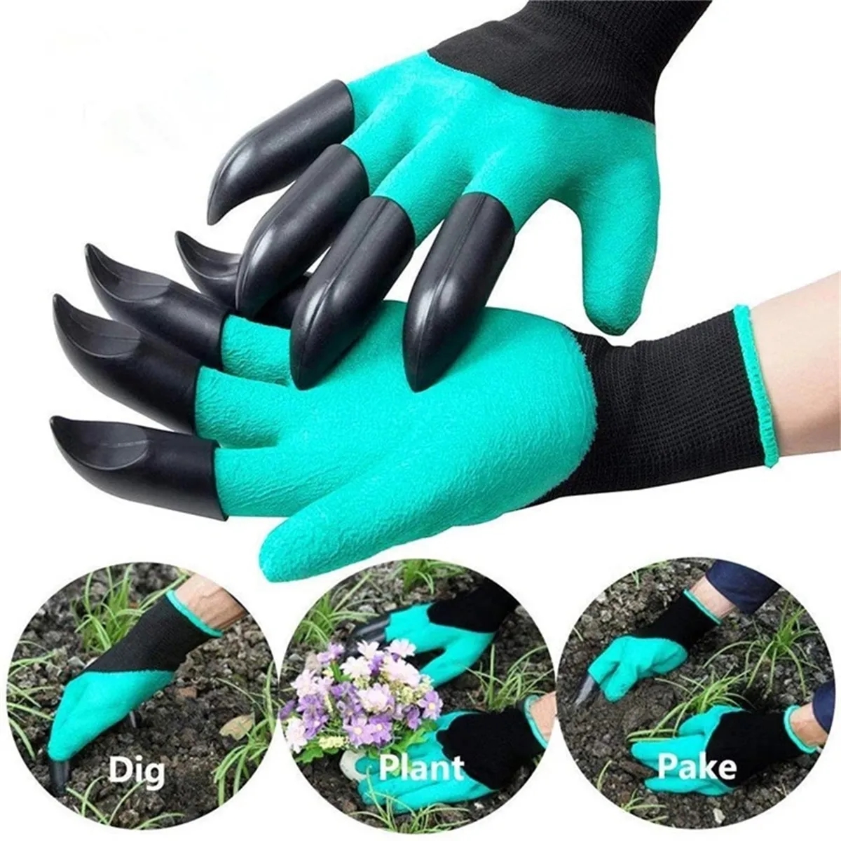 Garden Gloves with Claws for Digging 5