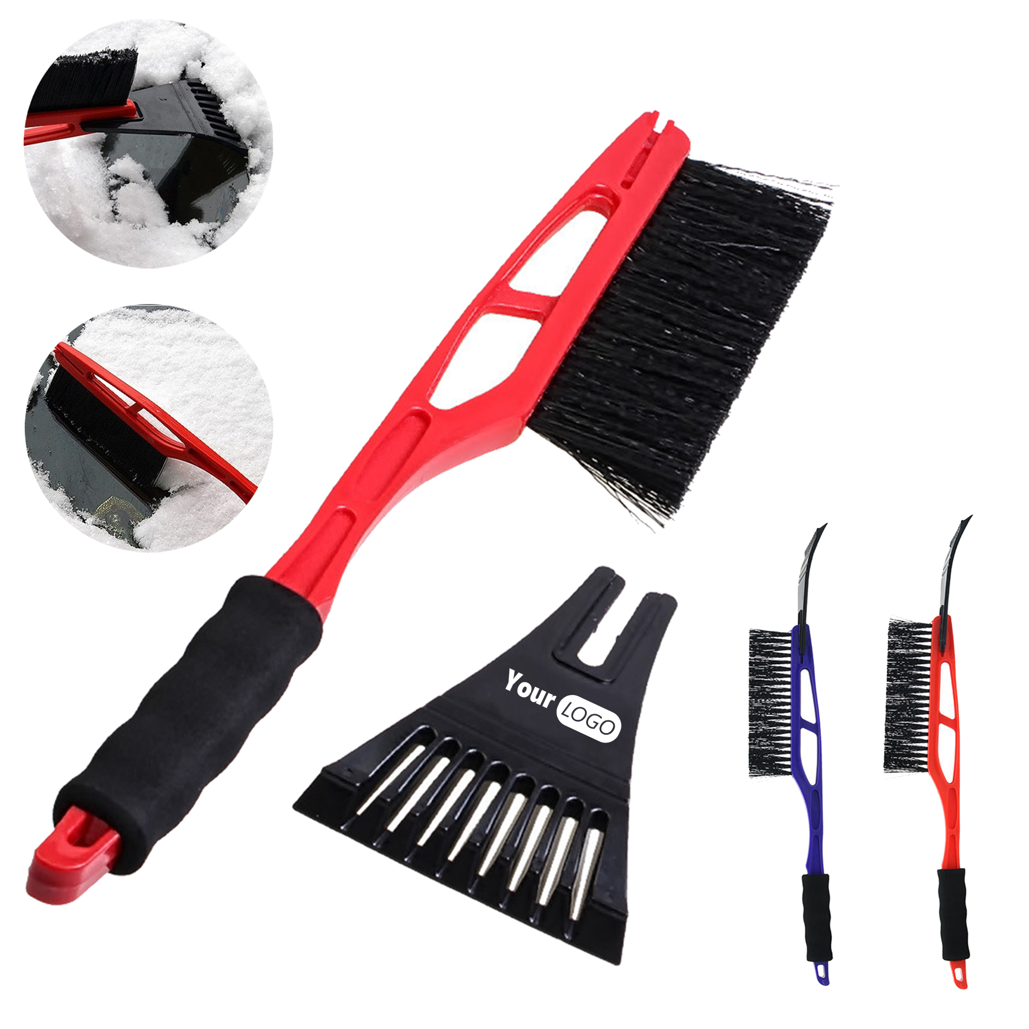 EVA Handle Ice Scraper Snow Brush 3