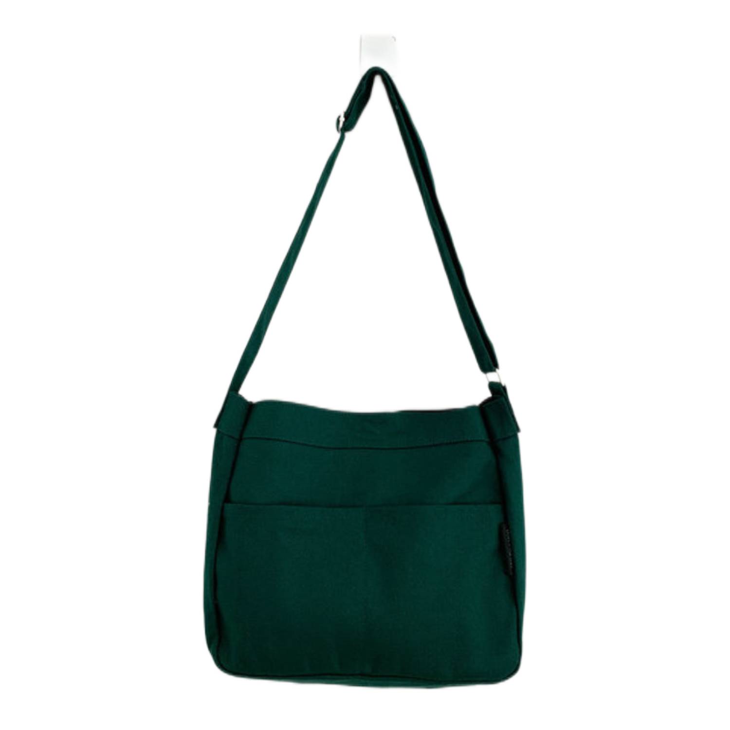 Solid Canvas Crossbody Shoulder Bag 3