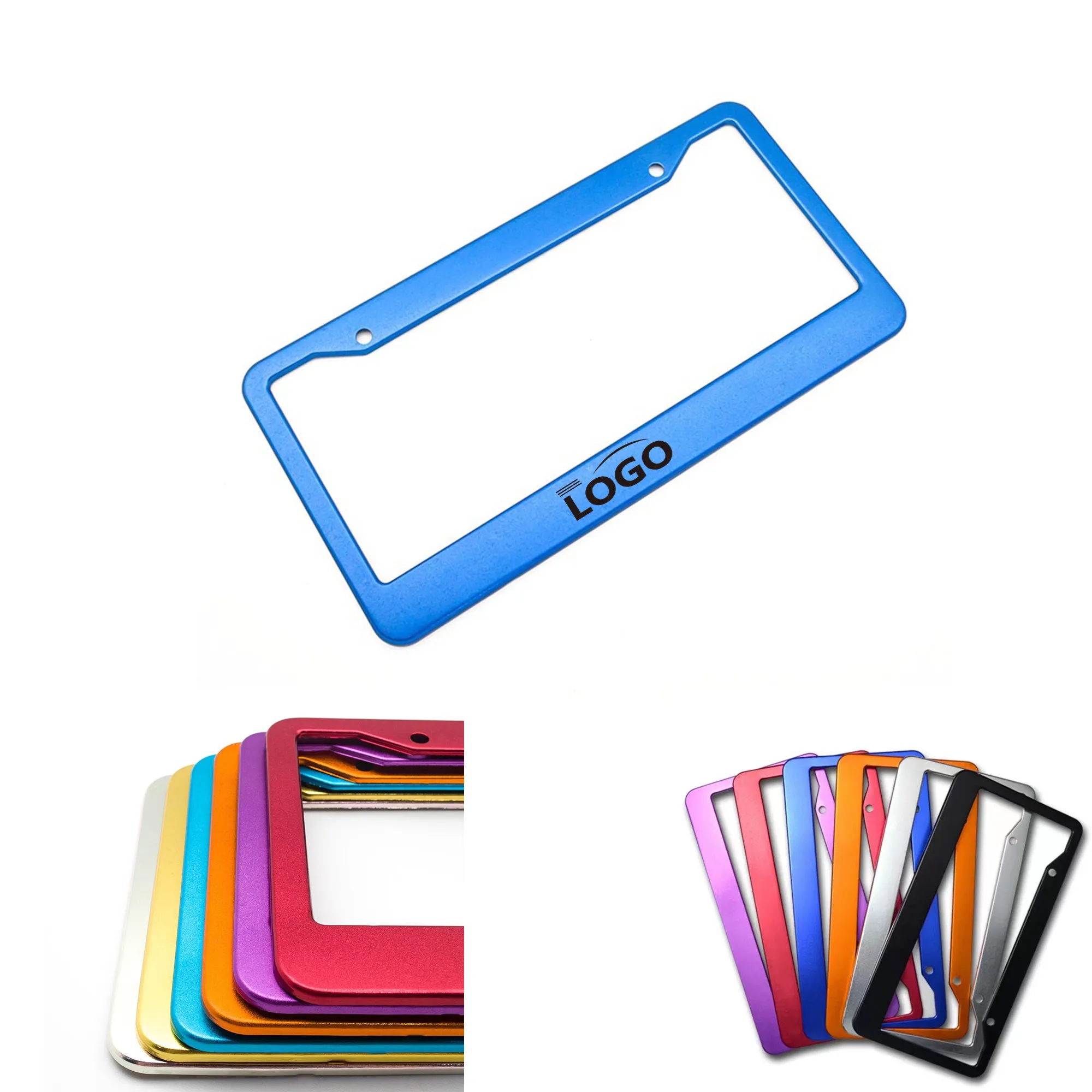 Metal License Plate Frames 10pcs 8