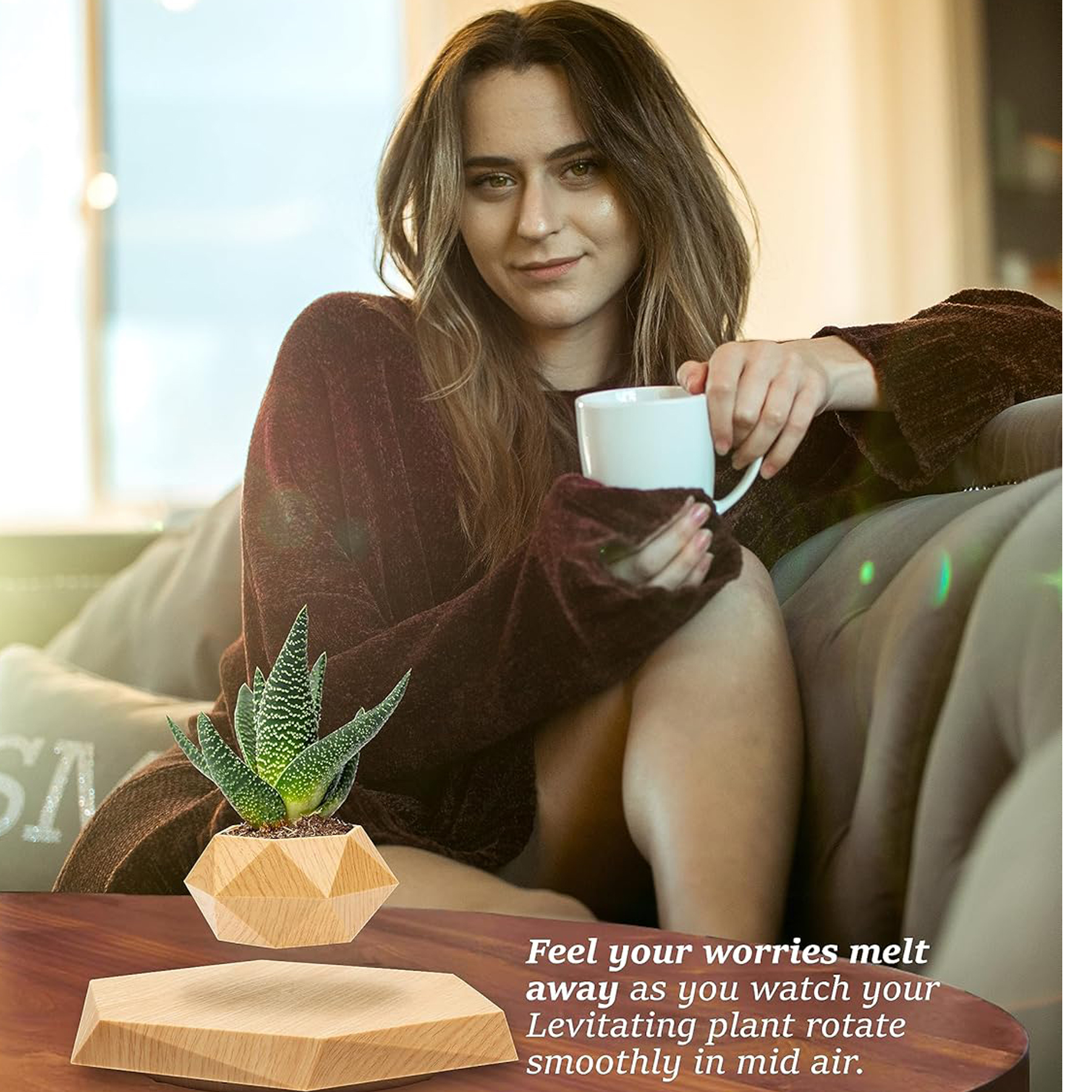 Magnetic Floating Plant Pot 4