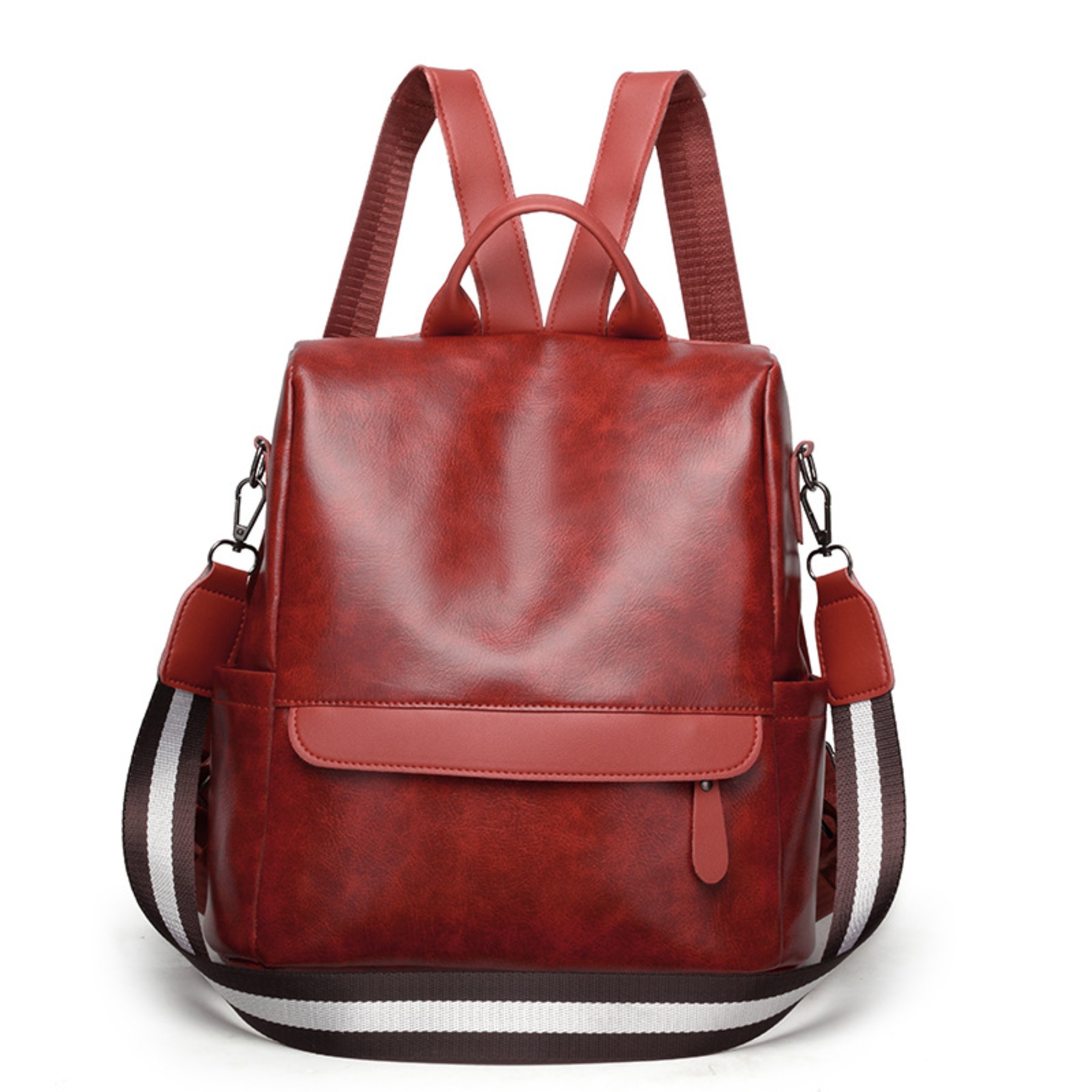 Anti Theft PU Backpack 4