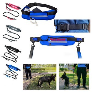 Hands Free Waist Dog Leash With Adjustable Belt 25