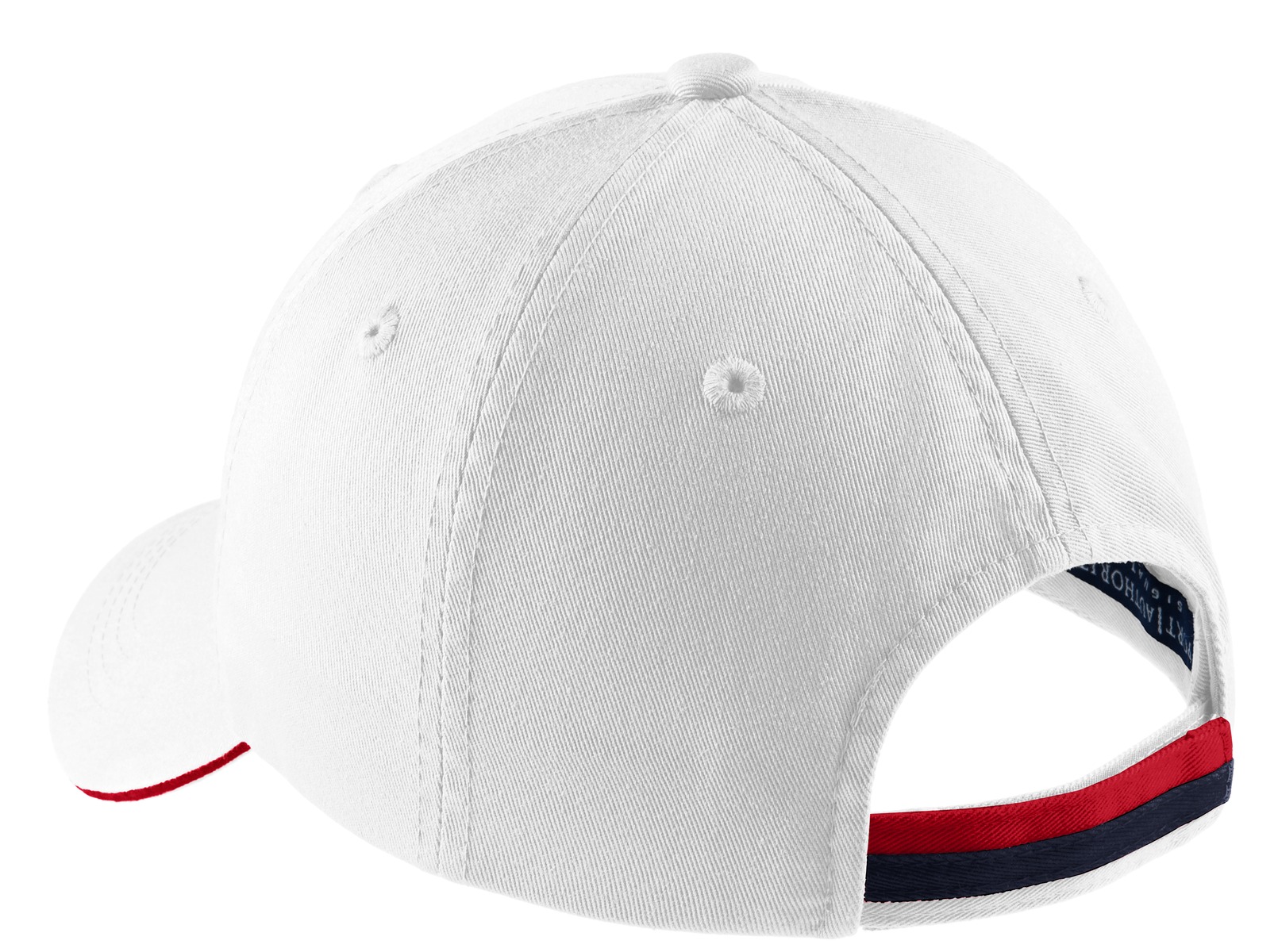 Port Authority Sandwich Bill Cap with Striped Closure. C830 22