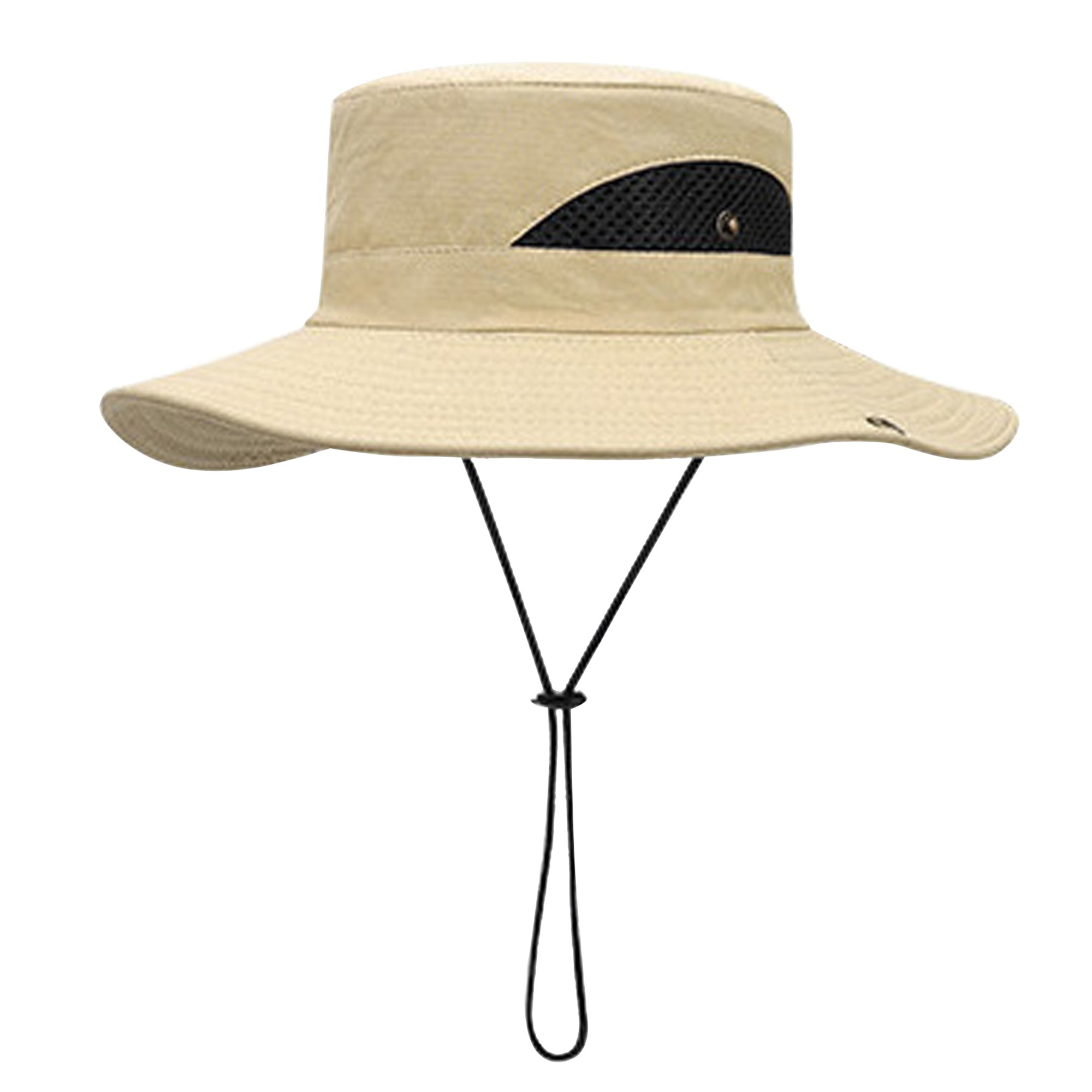 Fisherman Side Mesh Cowboy Hat Adjustable Breathable 4