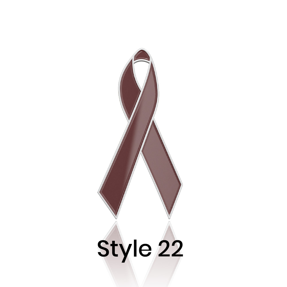 Stock Awareness Ribbon Pins 8