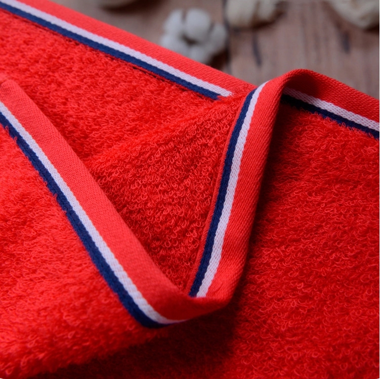 Custom Gift 100% Cotton Soft Striped Hand & Face Towel 10