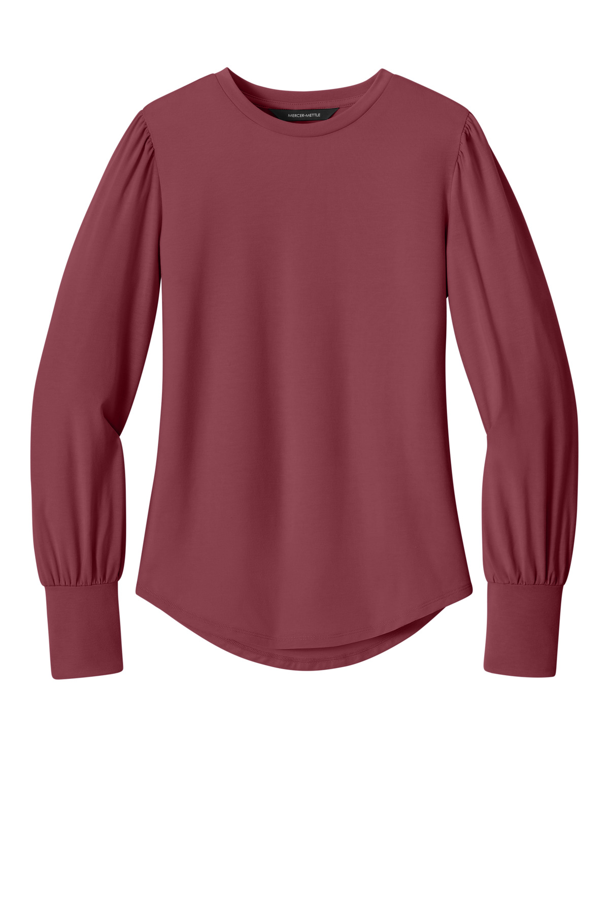 Mercer+Mettle Women's Stretch Jersey Long Sleeve Blouson Top MM1019 29