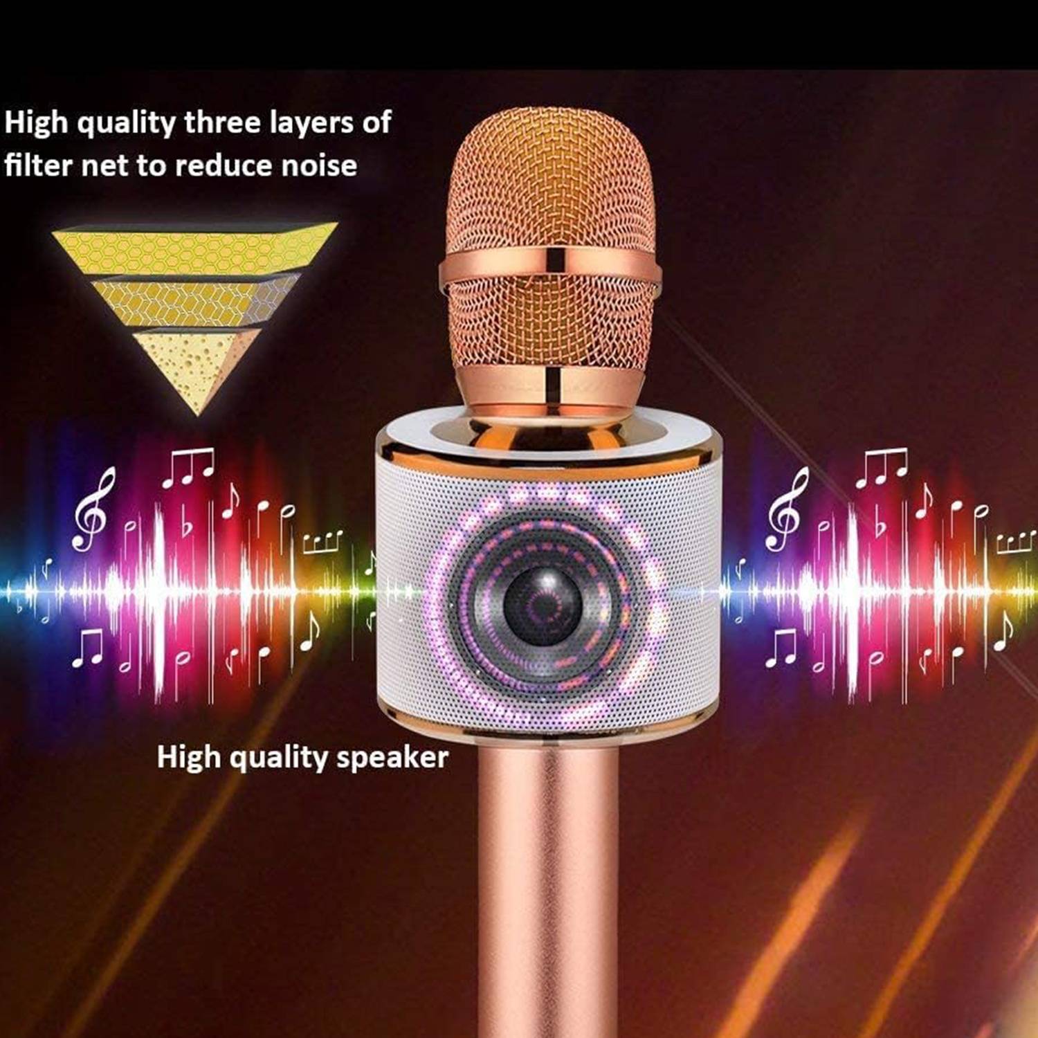 Wireless Bluetooth Karaoke Microphone 3