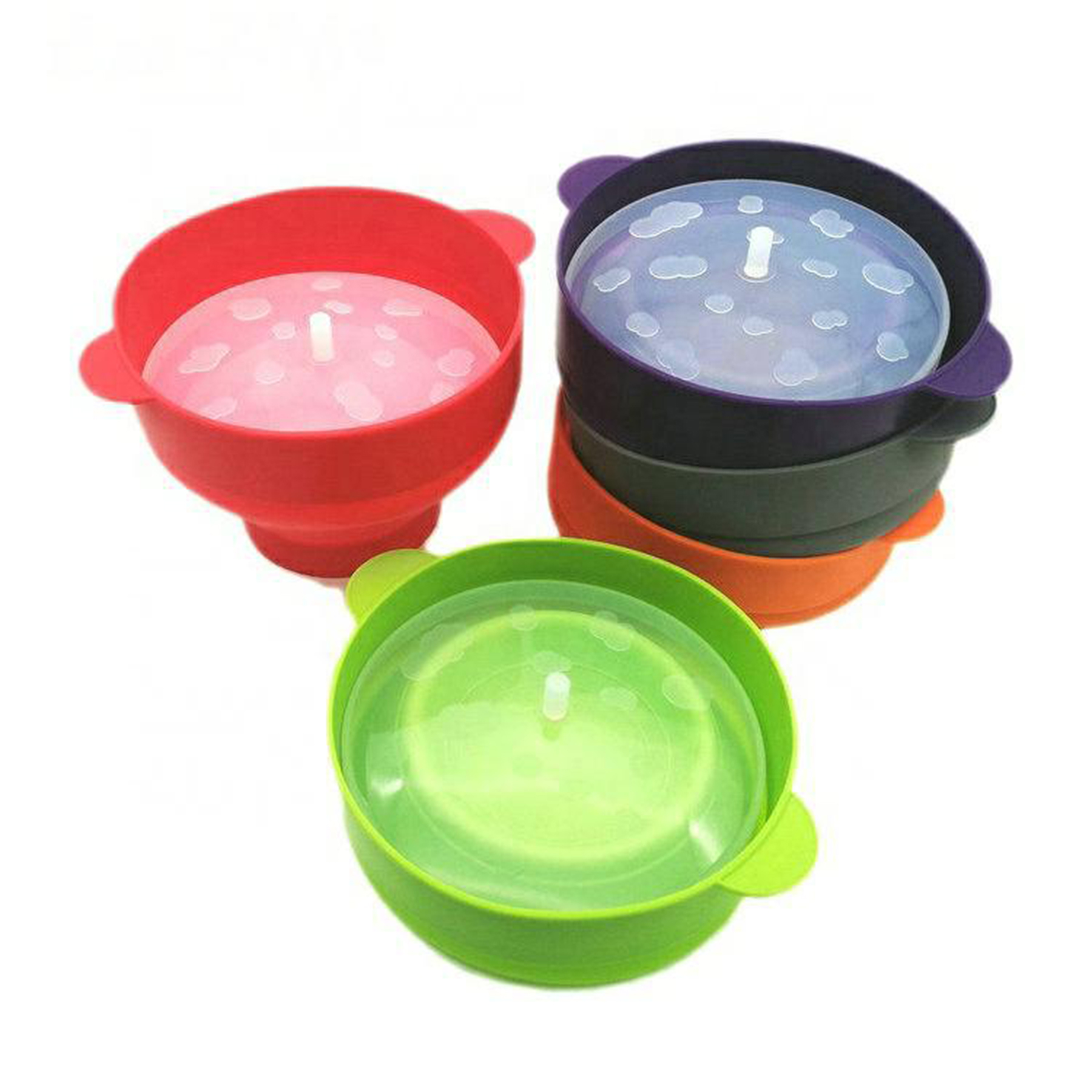 Silicone Popcorn Collapsible Bowl 2