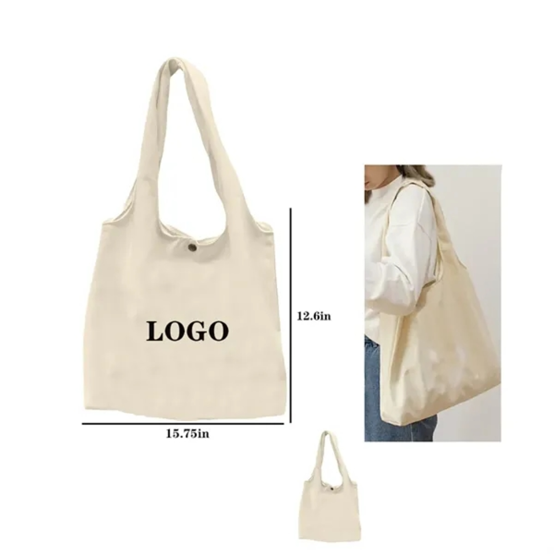 Custom Canvas Tote Bags, custom tote bag with logo imprint 2