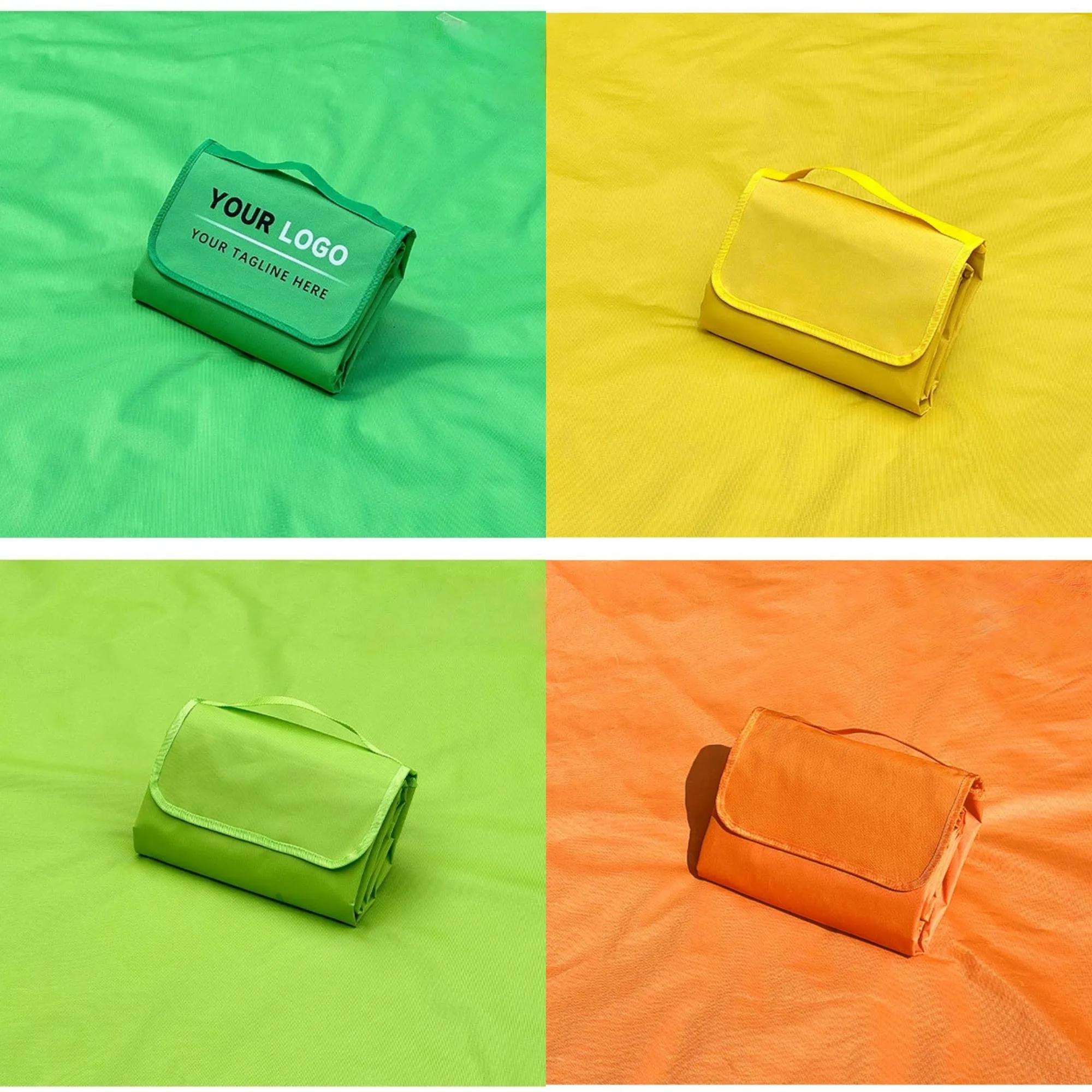 Oxford Fabric & PVC Picnic Moisture-Proof Mat 17