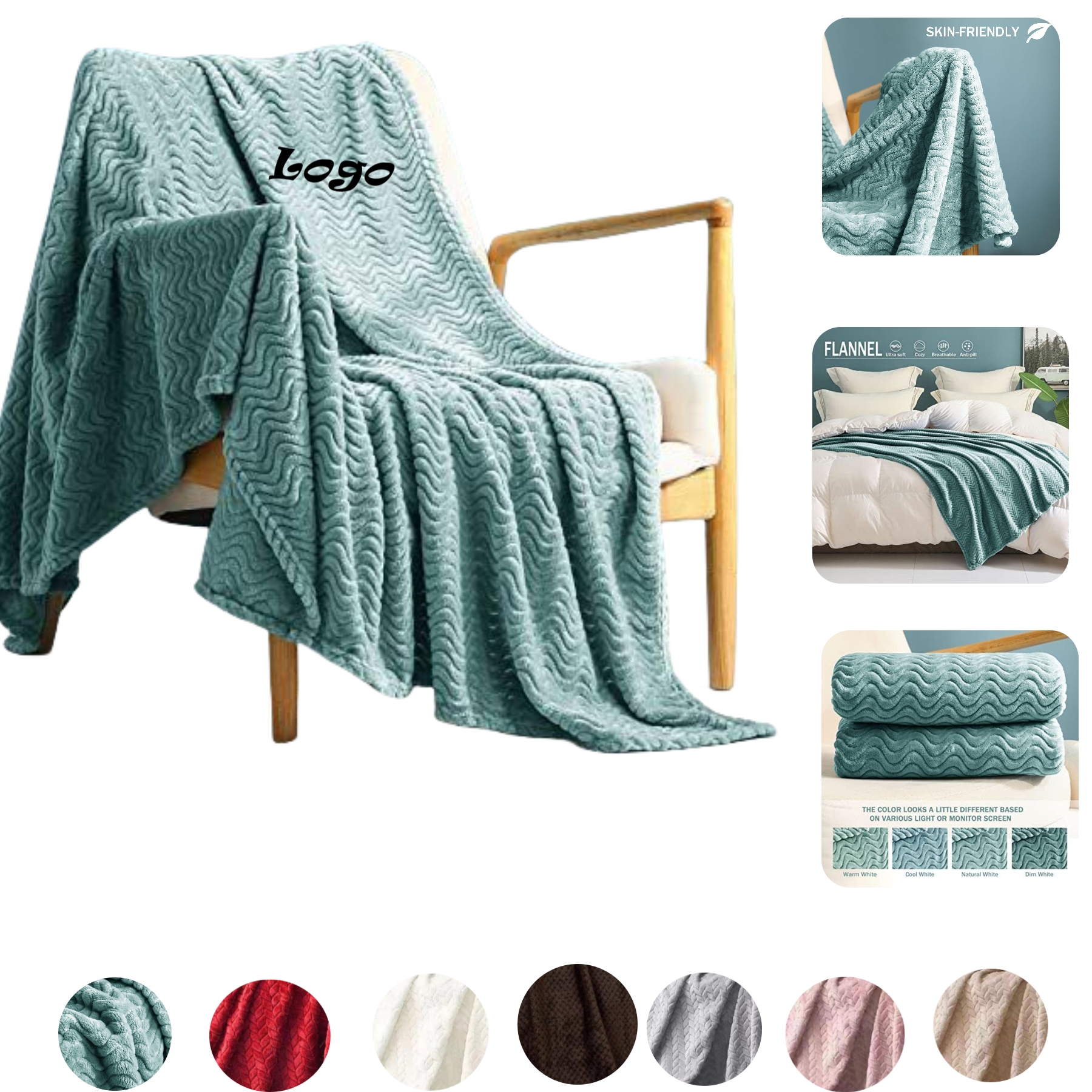 Weave Wave Pattern Blanket 3