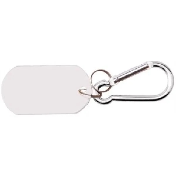 Aluminum Metallic Key Holder & Dog Tag w/Carabiner 8
