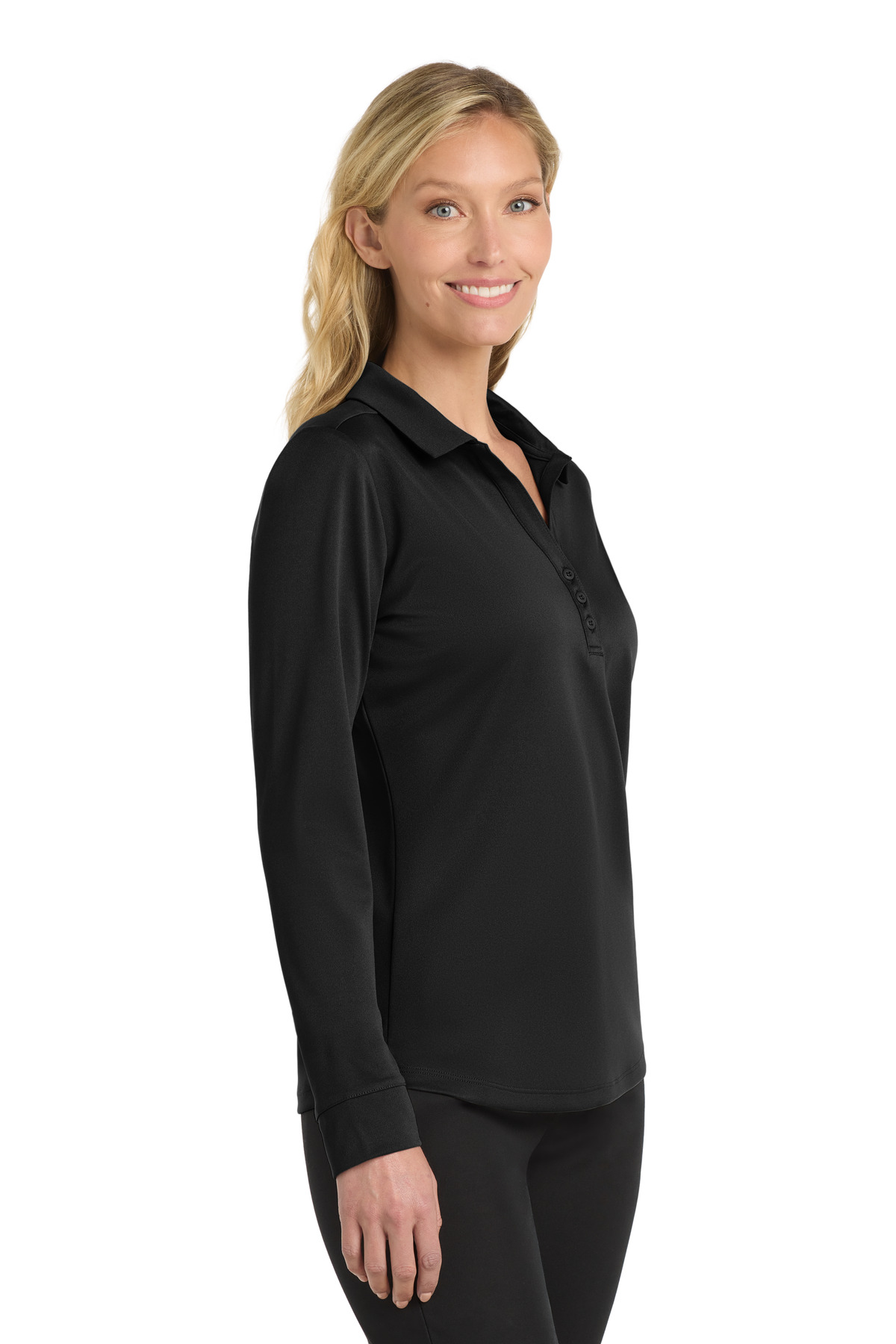 Women's Silk Touch Performance Long Sleeve Polo