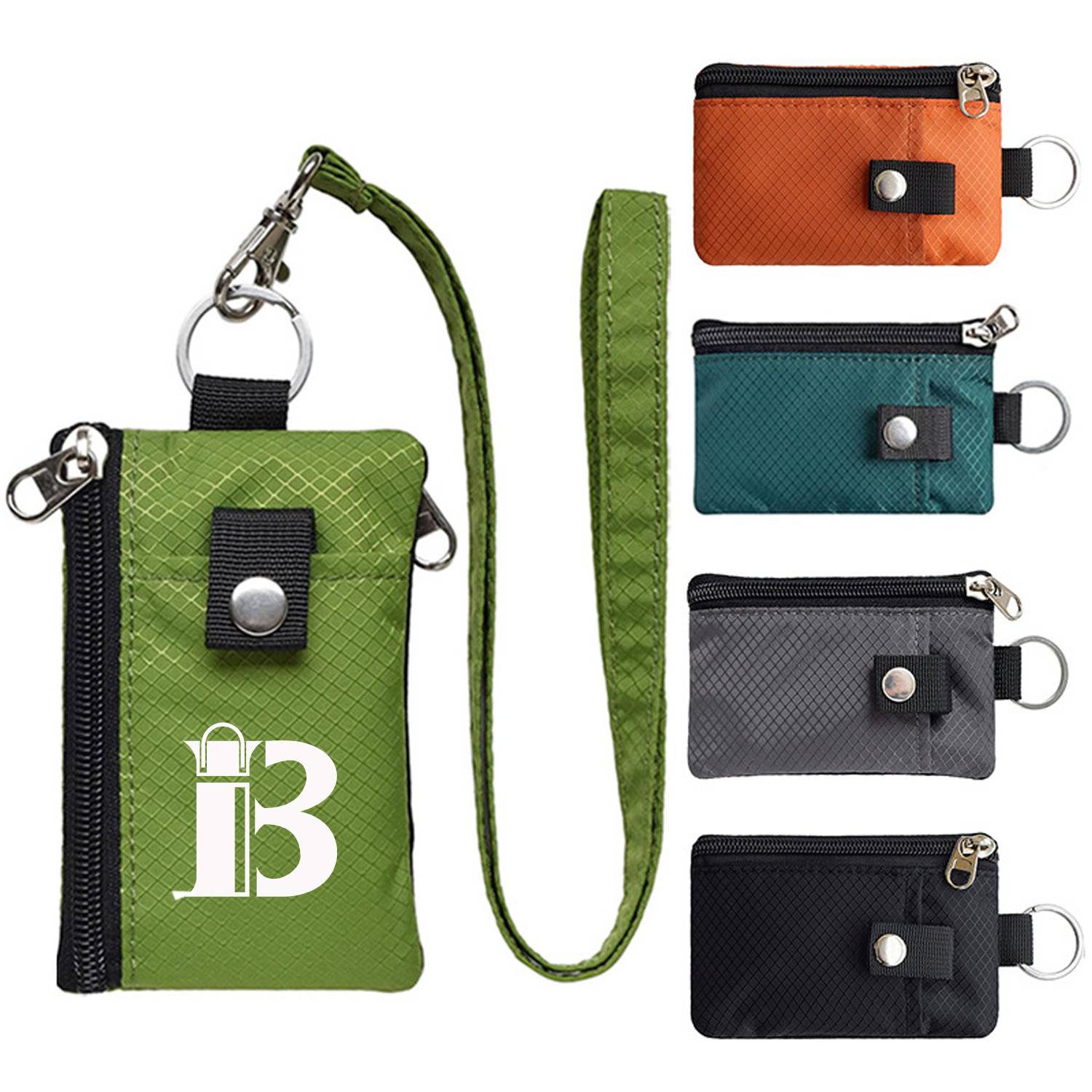 Nylon Small RFID Blocking Wallet with ID Window 2
