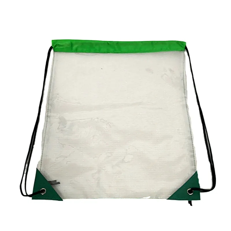 12 Inch PVC Drawstring Backpack for Sports or Travel 10