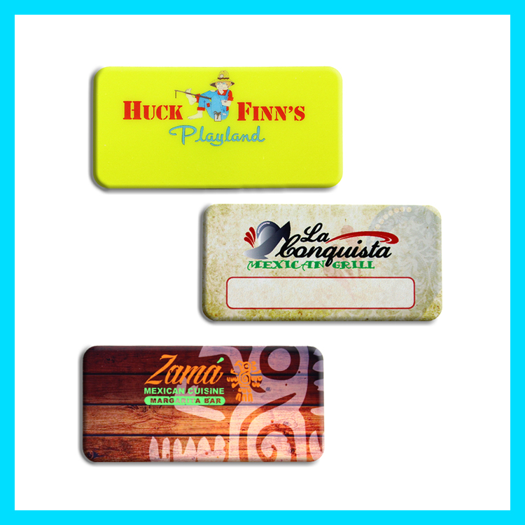 Cyclops Economy Full Color name badge. 1.5"x3" 3