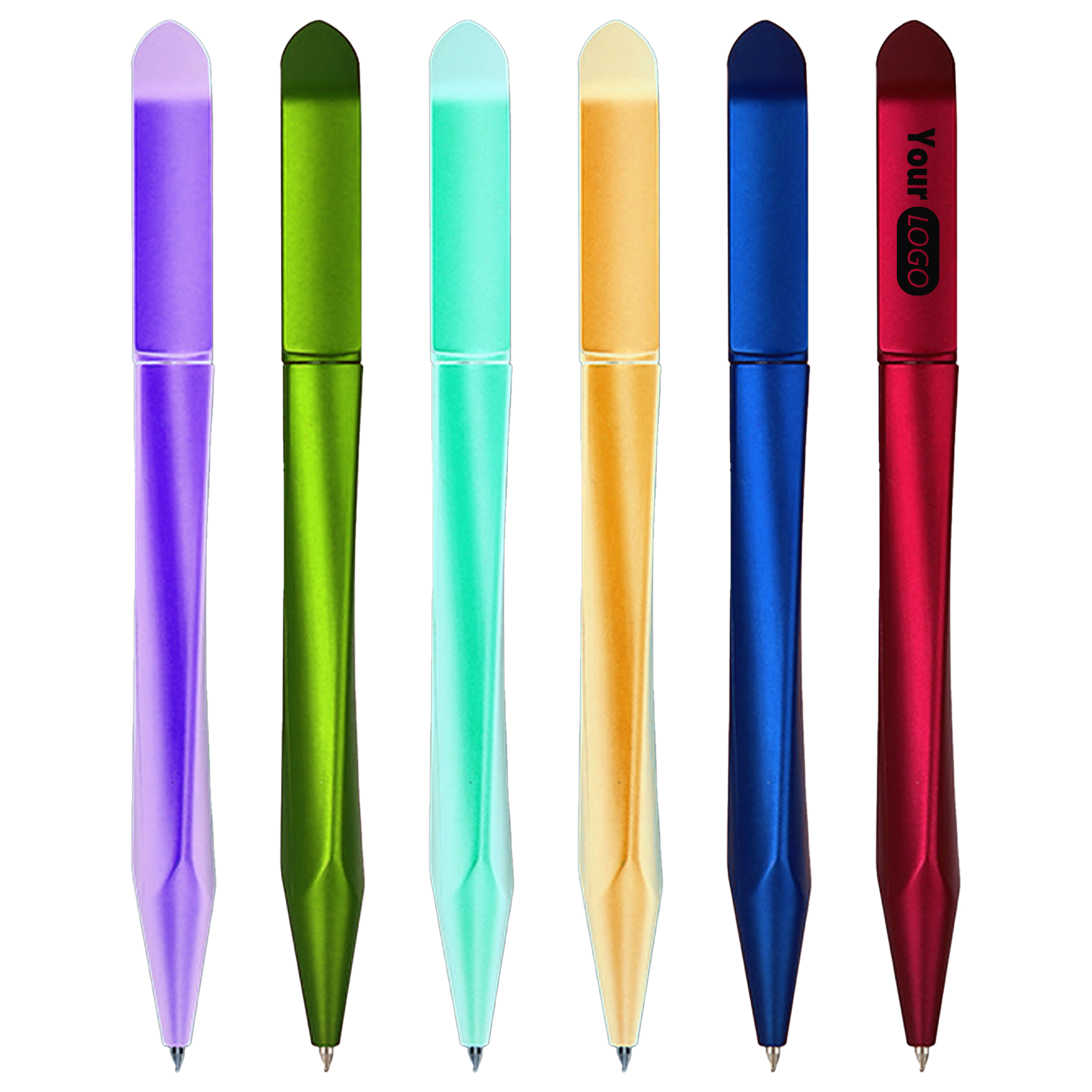 Abs Executive Metallic Pen With A Colorful Twist 3